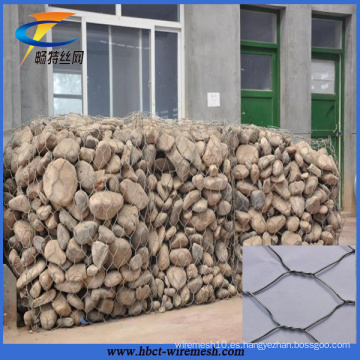 Green Terra Erosion Control Malla de alambre hexagonal Galvanizado Gabion Basket